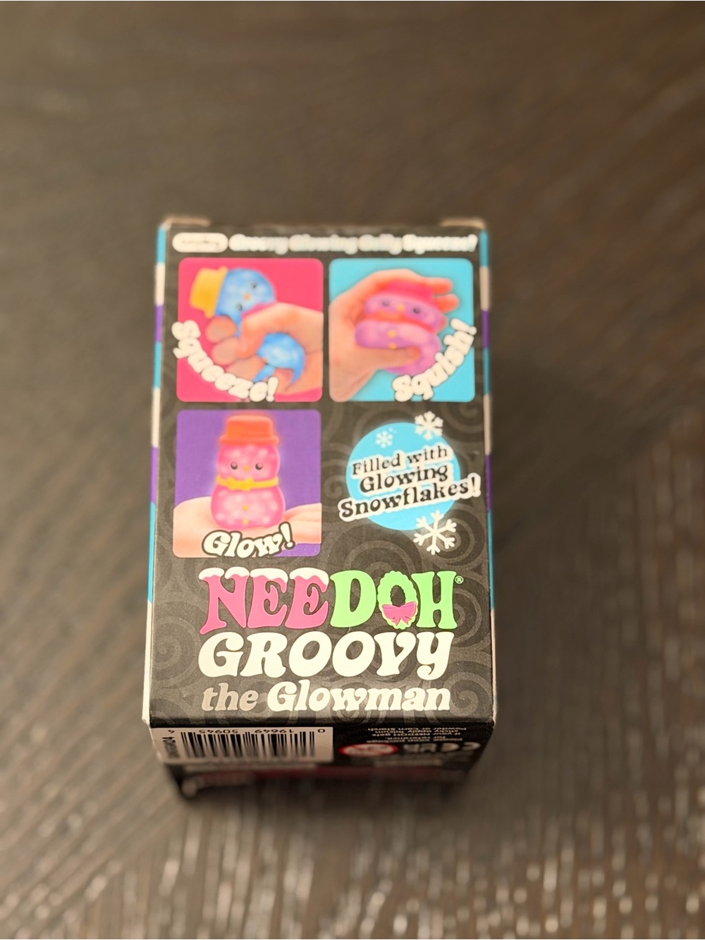 NeeDoh Squishmas Groovy the Glowman Squishy Fidget Stress Toy - Picture 4 of 5